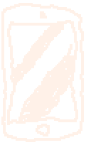 a badly drawn cellphone